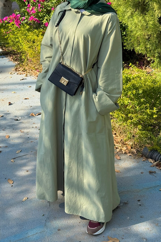 The Shirt Dress in Mint