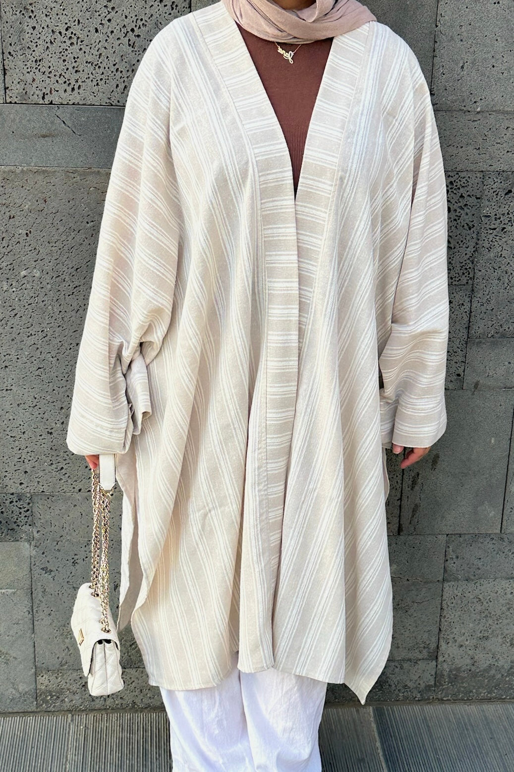 Split Linen Cardigan