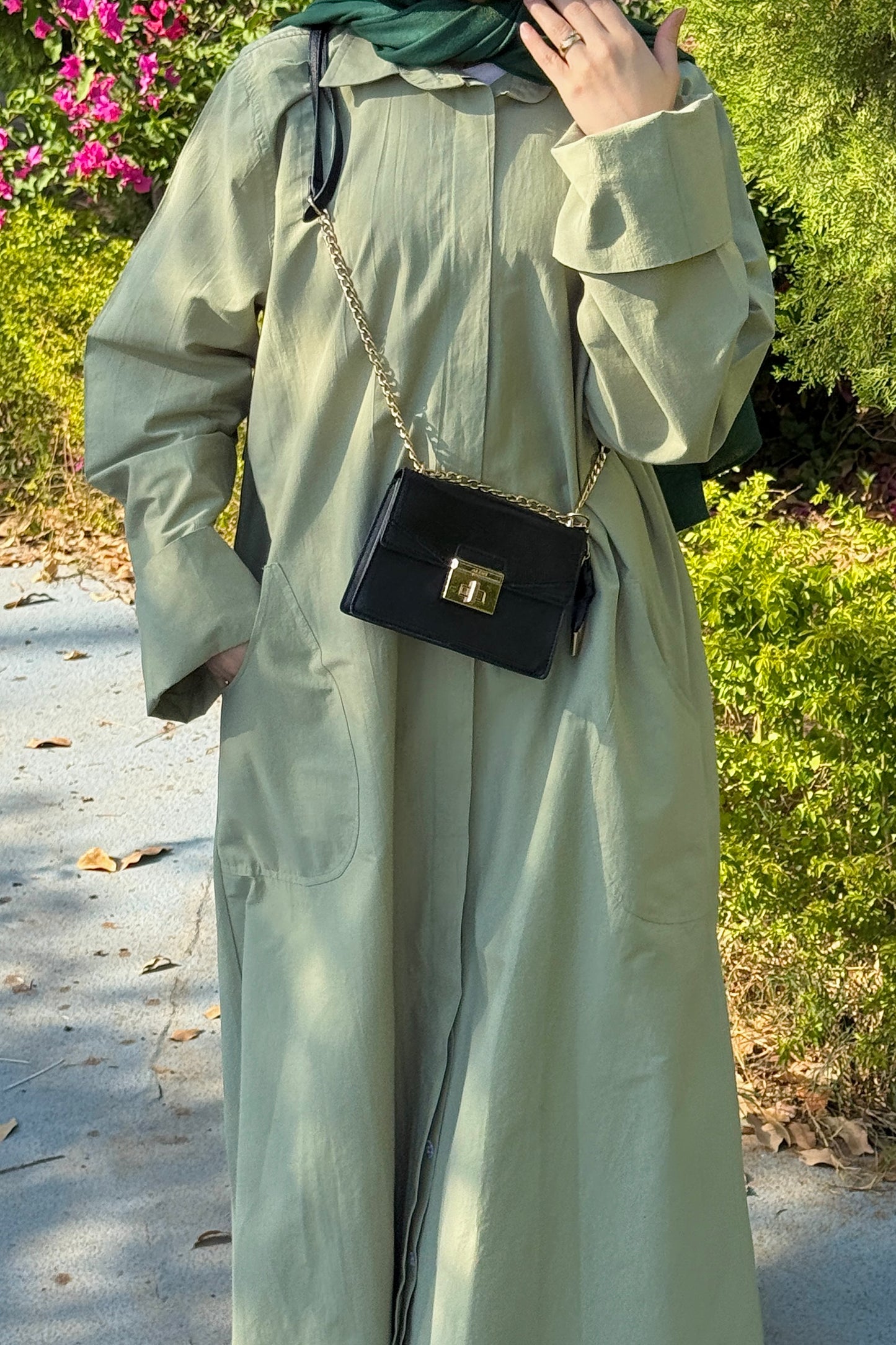 The Shirt Dress in Mint