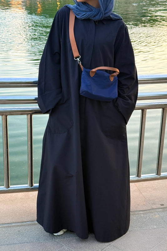 The Shirt Dress in Black