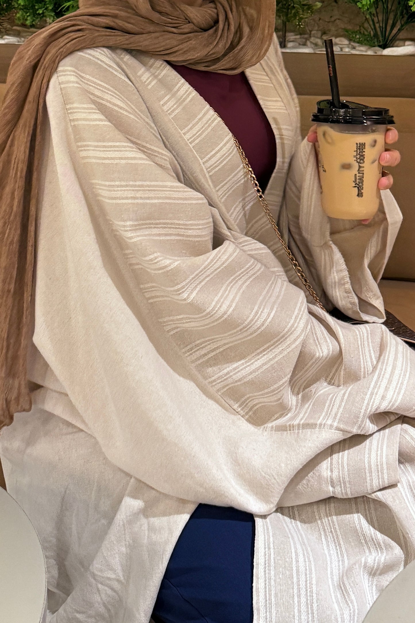 Split Linen Cardigan