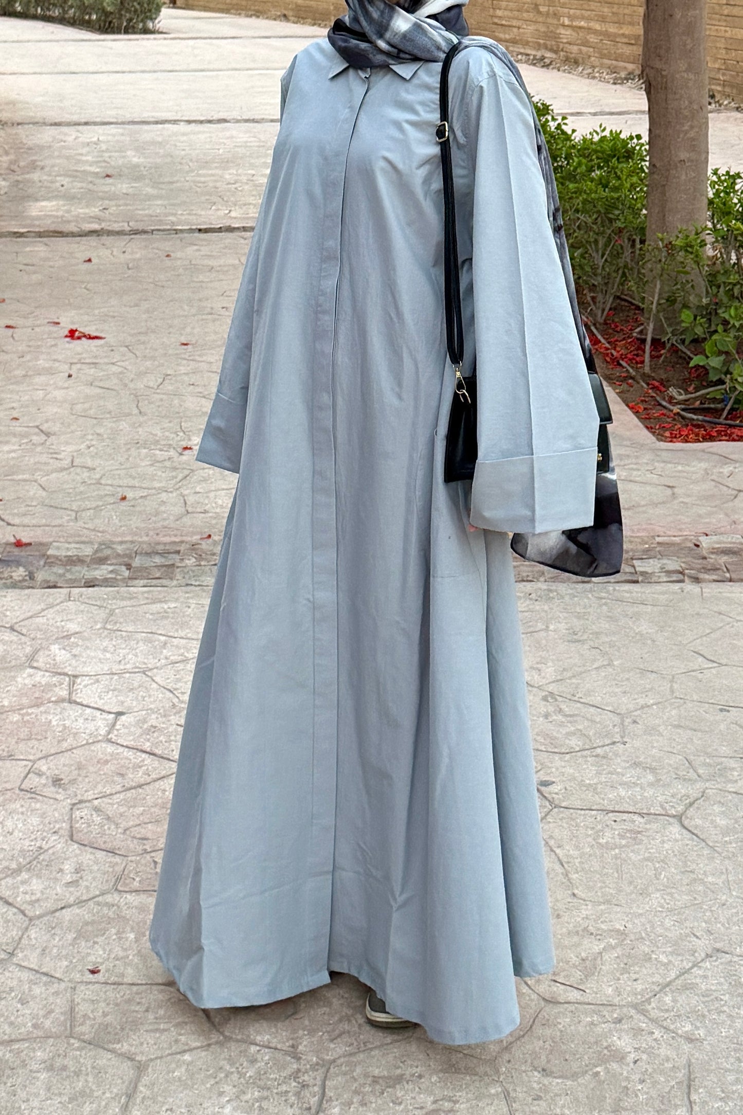 The Shirt Dress in Grey