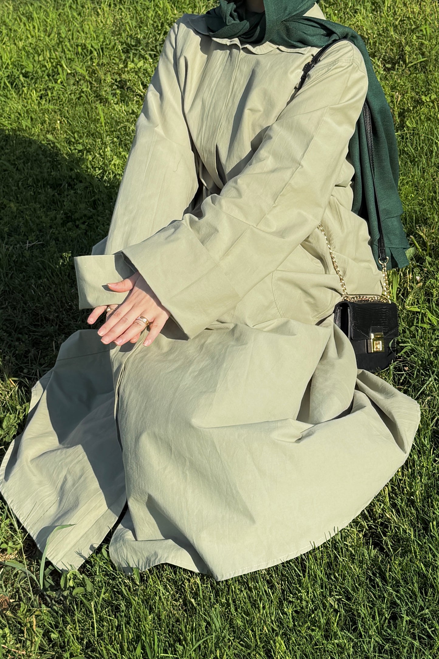 The Shirt Dress in Mint