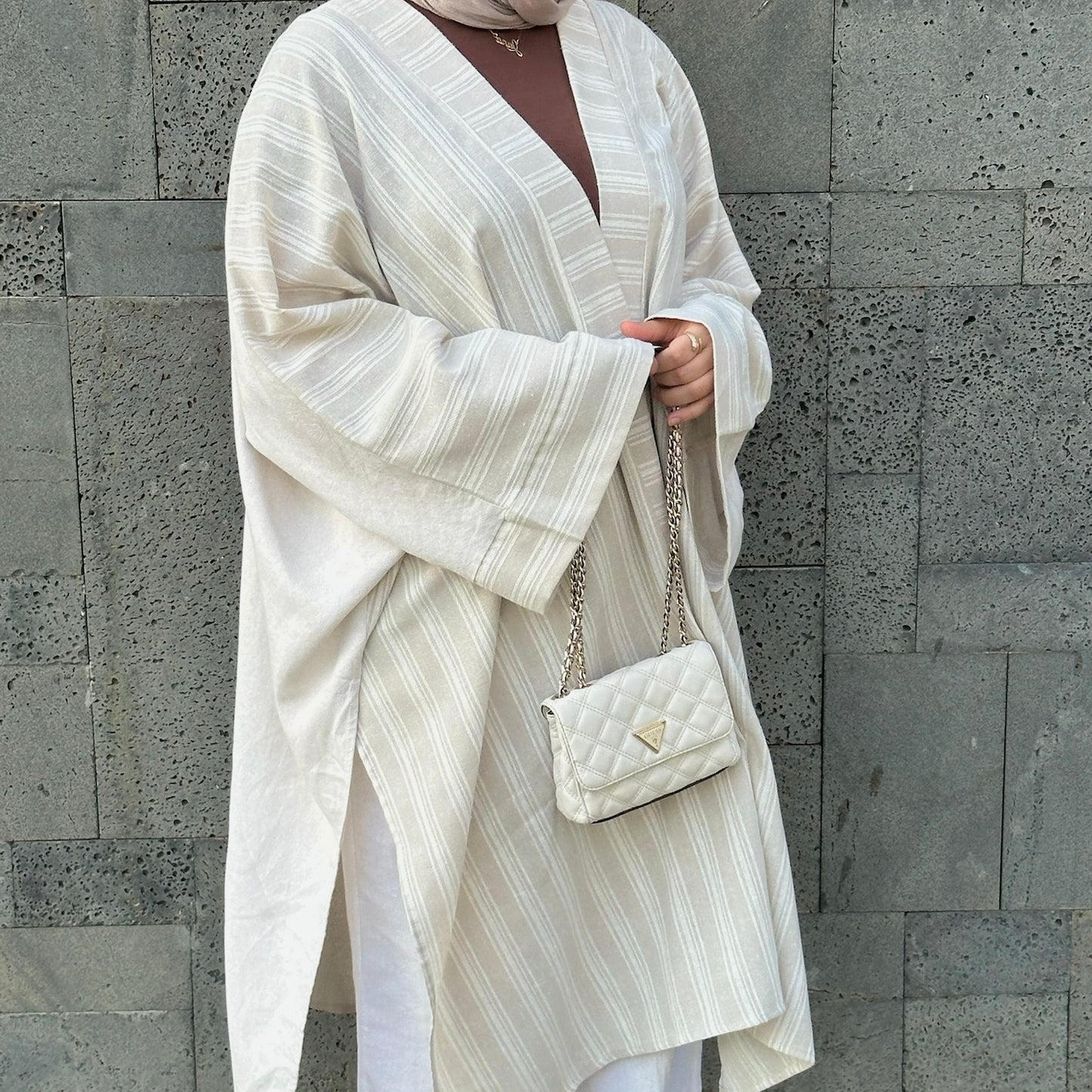 Split Linen Cardigan