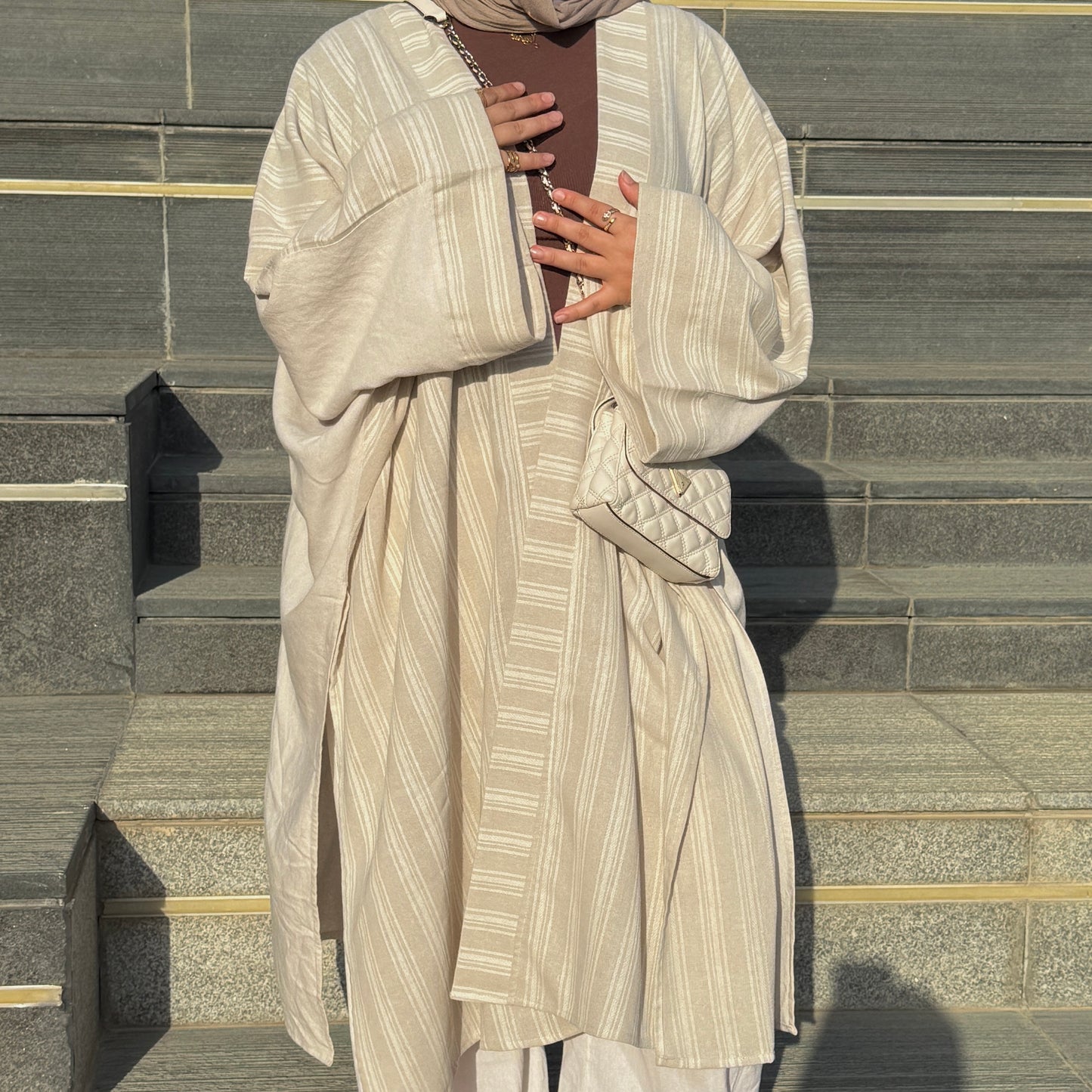 Split Linen Cardigan